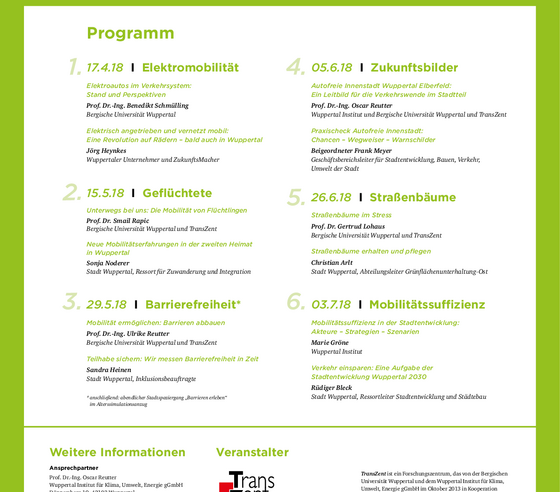 Transformationstandem 2018 Plakat